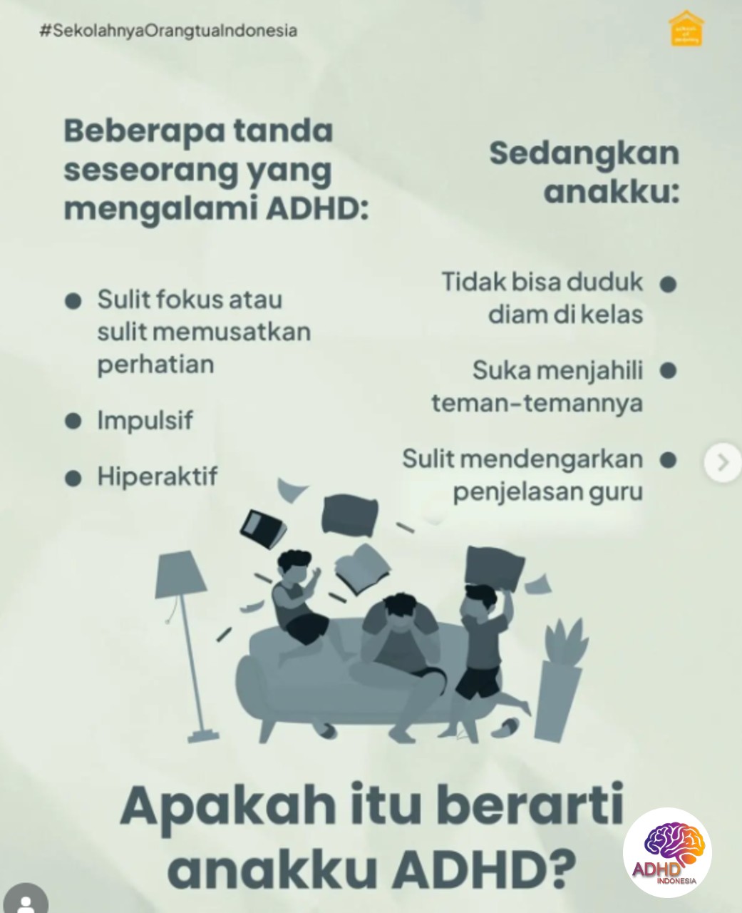 Ciri dan Gejala ADHD pada Anak Usia Dini di Kota Tasikmalaya