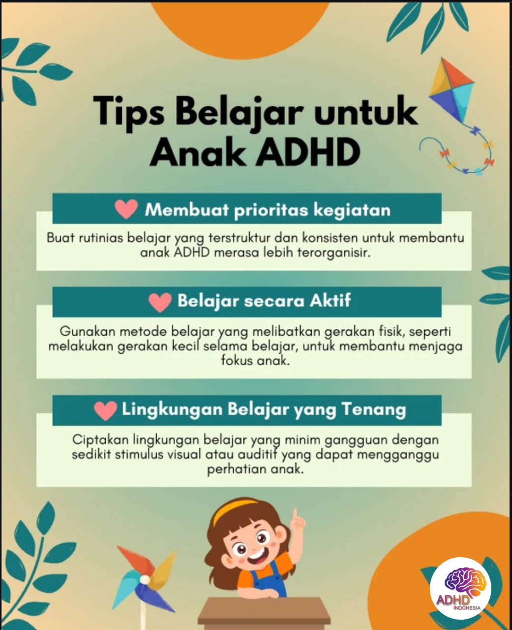 Strategi Belajar yang Cocok untuk Anak ADHD di Kota Tasikmalaya